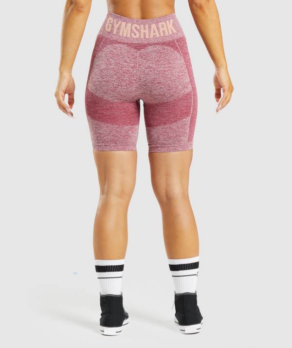 Damske Šortky Gymshark Flex Cycling Bordove | RC9357084